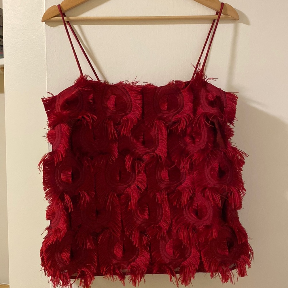 MaxMara dark red top